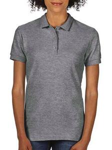 Gildan 85800L - Premium Cotton Ladies` Double Piqué Polo Graphite Heather