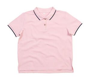 Mantis M192 - The Women’s Tipped Polo Pink/Navy