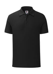 Fruit of the Loom 63-042-0 - 65/35 Tailored Fit Polo Schwarz