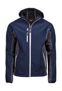 Tee Jays 9514 - Hooded Fashion Softshell Jacket Navy/Grey