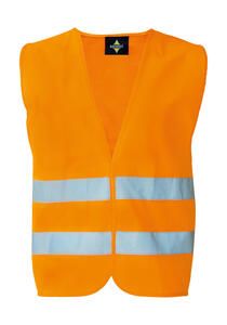 Korntex X111 - Basic Safety Vest in a Pouch "Mannheim" Orange