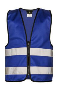 Korntex KWRX - Functional Zipper Vest for Kids "Aalborg" Royal Blue
