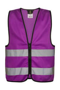 Korntex KWRX - Functional Zipper Vest for Kids "Aalborg" Violett