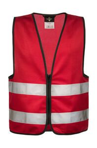 Korntex KWRX - Functional Zipper Vest for Kids "Aalborg" Red