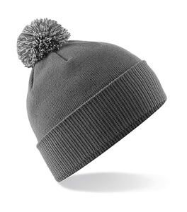 Beechfield B450 - Snowstar Beanie Graphite Grey/Light Grey