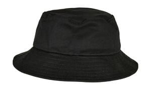 Flexfit 5003KH - Flexfit Cotton Twill Bucket Hat Kids Schwarz