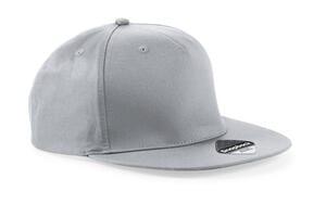 Beechfield B610 - 5-Panel Snapback Rapper Cap Light Grey