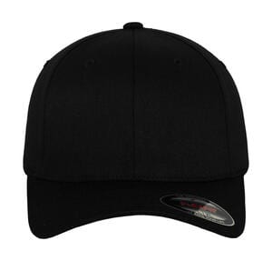 Flexfit 6277 - Fitted Baseball Cap Black/Black