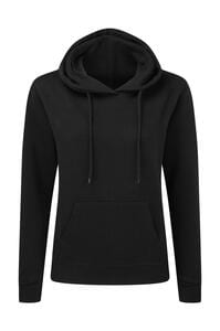 SG SG27F - Ladies` Hooded Sweatshirt Dark Black