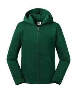 Russell  0R266B0 - Kids' Authentic Zipped Hood Sweat Bottle Green