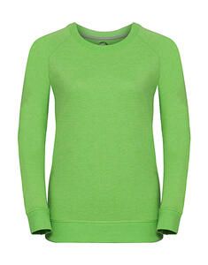 Russell  0R280F0 - Ladies HD Raglan Sweat Green Marl