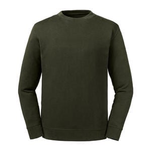 Russell Pure Organic 0R208M0 - Pure Organic Reversible Sweat Dark Olive