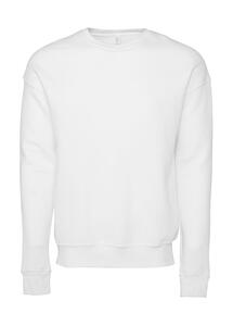 Bella+Canvas 3945 - Unisex Drop Shoulder Fleece DTG White