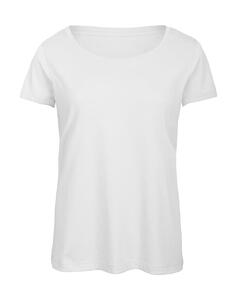 B&C TW056 - Triblend/women T-Shirt Weiß