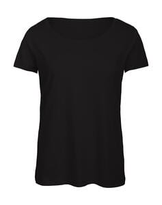 B&C TW056 - Triblend/women T-Shirt Schwarz