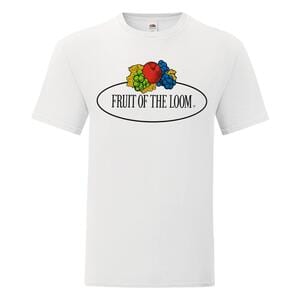 Fruit of the Loom Vintage Collection 011430A - Vintage T Large Logo Print Weiß