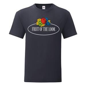 Fruit of the Loom Vintage Collection 011430A - Vintage T Large Logo Print Deep Navy