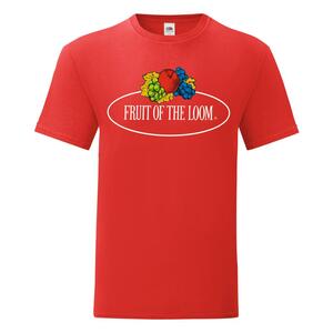 Fruit of the Loom Vintage Collection 011430A - Vintage T Large Logo Print Red