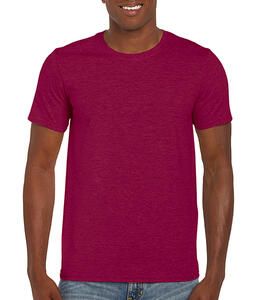 Gildan 64000 - Softstyle® Baumwoll-T-Shirt Herren Heather Cardinal