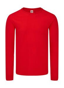 Fruit of the Loom 61-446-0 - Iconic 150 Classic Long Sleeve T Red
