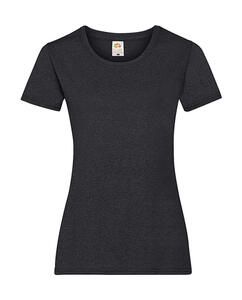 Fruit of the Loom 61-372-0 - Damen Valueweight T-Shirt Dark Heather Grey