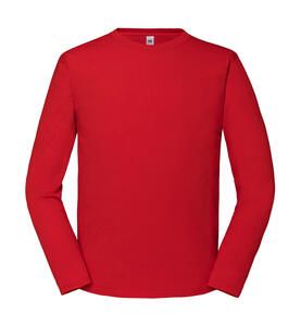 Fruit of the Loom 61-360-0 - Iconic 195 Ringspun Premium Long Sleeve T Red
