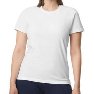 Gildan 65000L - Softstyle Midweight Women's T-Shirt Weiß