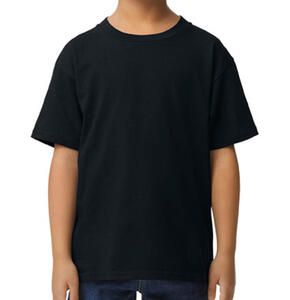 Gildan 65000B - Softstyle Midweight Youth T-Shirt Pitch Black