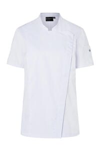 Karlowsky JF 25 - Short-Sleeve Ladies' Chef Jacket Modern-Look Weiß