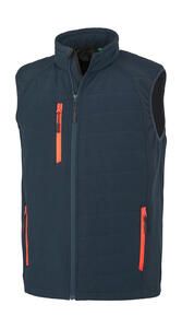 Result Genuine Recycled R238X - Compass Padded Softshell Gilet Navy/Red