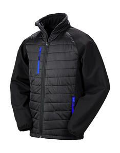 Result Genuine Recycled R237X - Compass Padded Softshell Black/Royal