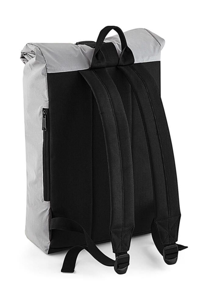 Bag Base BG138 - Reflective Roll-Top Backpack