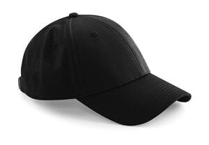 Beechfield B196 - Air Mesh 6 Panel Cap Schwarz