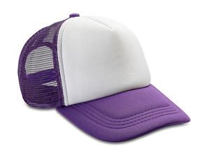 Result Headwear RC089X - C & S WL Tacenstein Gebogene Kappe Purple/White