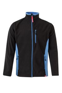 Velilla 201504 - TWO-TONE FLEECE JACKET Black / Sky Blue