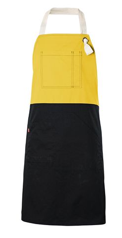 Velilla 404210B - TWO-TONE BIB APRON