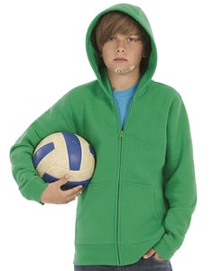 B&C Hooded Full Zip Kids - Kids` Hooded Full Zip - WK682