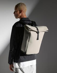 Bag Base BG335 - Matte PU Rolltop Backpack