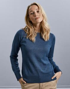 Russell Collection 0R717F0 - Ladies Crew Neck Knitted Pullover